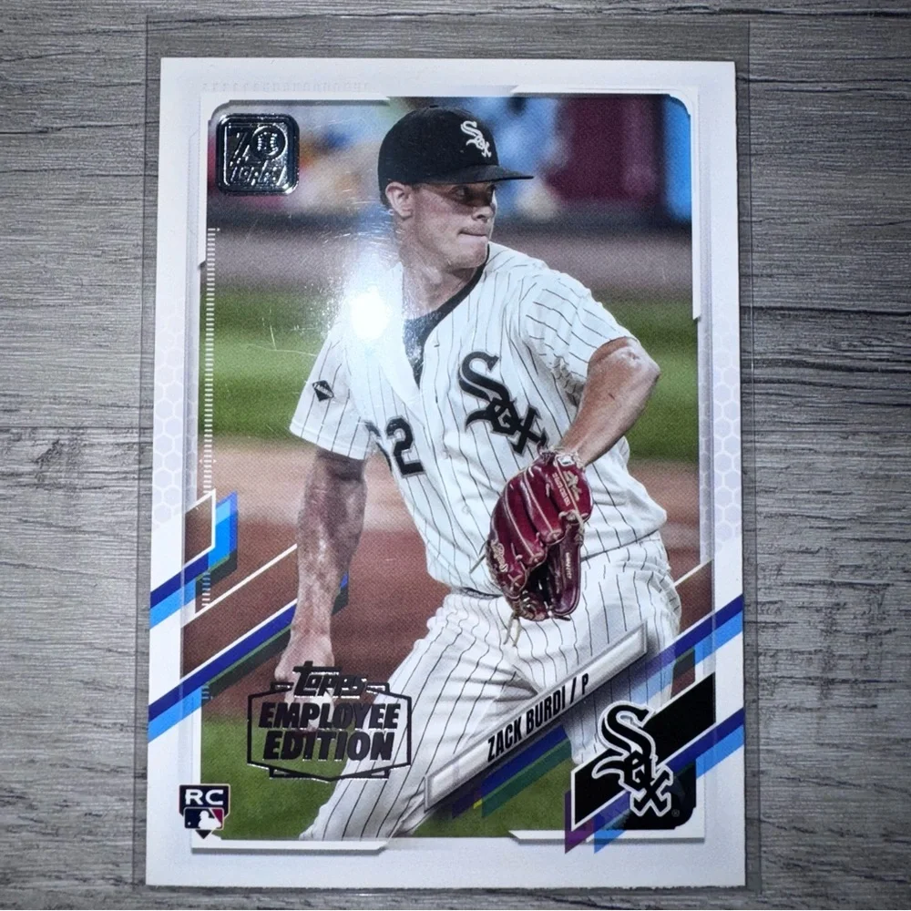 2021 Topps ZACK BURDI Employee Edition Rare card #483 CHICAGO WHITE SOX - Picture 1 of 4